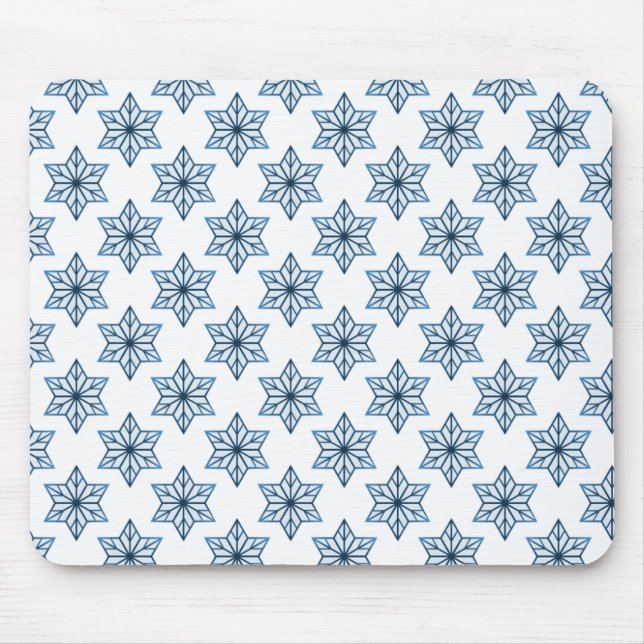 Mousepad Vintage Starburst Mousepad, Azul (Frente)