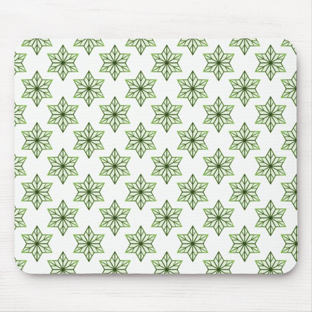 Mousepad Vintage Starburst Mousepad, Forest Green (Frente)