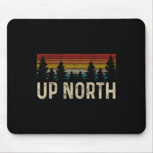 Mousepad Vintage Subida ao Norte Hiking Natureza Acampament