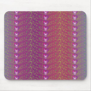 Mousepad Vintage Sunset Floral Violets padrão de wallpaper
