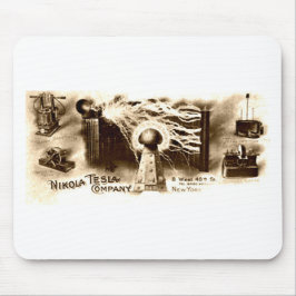 Mousepad Vintage Tesla Letterhead