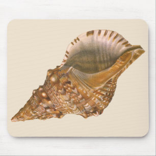 Mousepad Vintage Triton Seashell Shell, Marine Ocean Animal