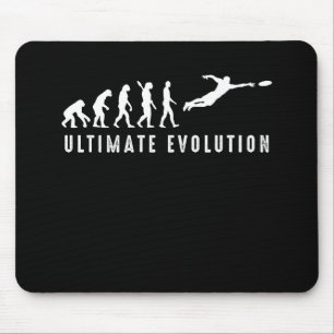 Mousepad Vintage Ultimate Frisbee Sport Evolution