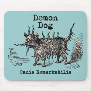 Mousepad Vintage um demônio engraçado