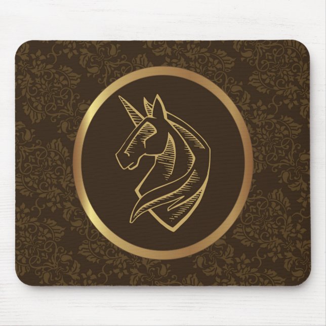 Mousepad Vintage Unicorn (Frente)