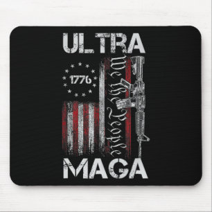 Mousepad Vintage Usa Flag Ultra Mega Gun Usa 4 De Julho Tr
