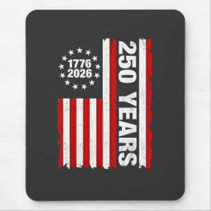 Mousepad Vintage USA Semiquincentenal 250º Aniversário