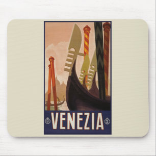 Mousepad Vintage Venezia Poster - Itália