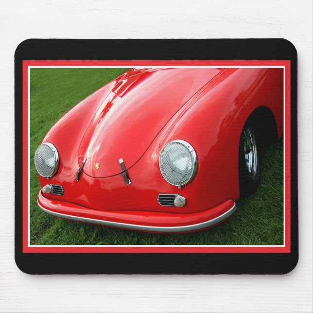 Mousepad vintage Vermelho (Frente)