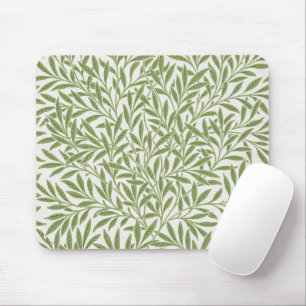 Mousepad Vintage Victorian Willow Leaves por William Morris