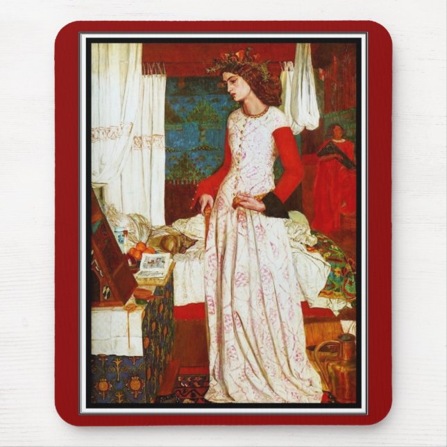 Mousepad Vintage William Morris Königin Ginevra (Frente)