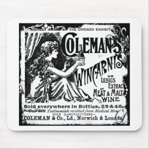 Mousepad Vintage Wincarnis Tonic Ad