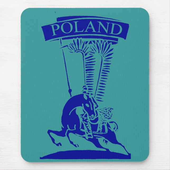 Mousepad Vintage Winged Hussar polonês (Frente)