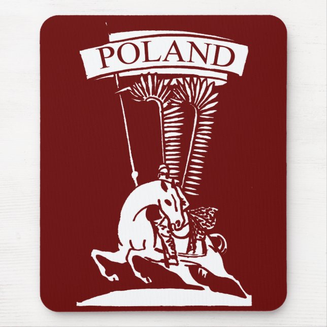 Mousepad Vintage Winged Hussar polonês (Frente)