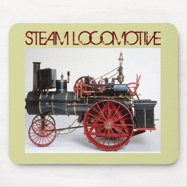 MOUSEPAD VINTAGEM DE VAPOR LOCOMOTIVO (Frente)
