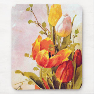 Mousepad VintageTulips