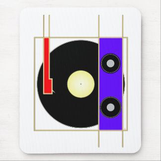 Mousepad Vinyl Player