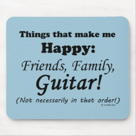 Mousepad Violão me faz feliz