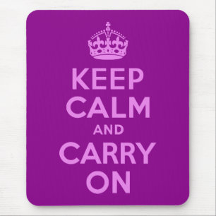 Mousepad Violet fica calma e continua