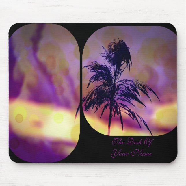 Mousepad Violet N Dourado Grass *Personalize* (Frente)