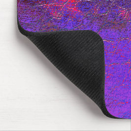 Mousepad Violeta gótica a couro aumentado vermelho manchado