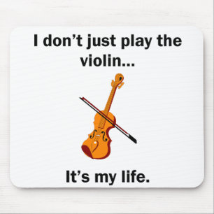 Mousepad Violino é minha vida