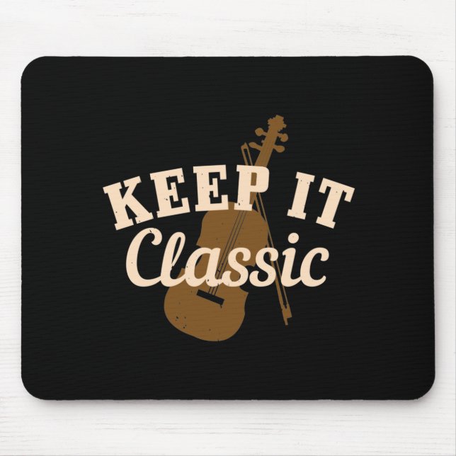 Mousepad Violino - Manter Clássico (Frente)
