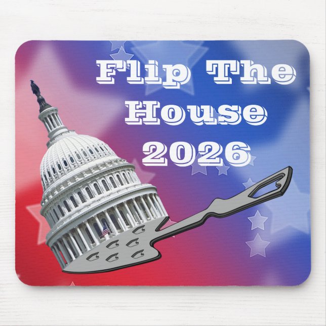 Mousepad Vire a Casa para Votar Azul em 2026 (Frente)