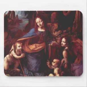 Mousepad Virgem das Rochas por Leonardo da Vinci