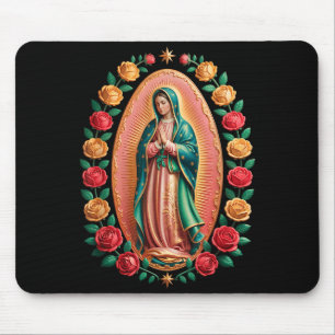 Mousepad Virgem De Guadalupe Santa Maria Cristã Religiosa