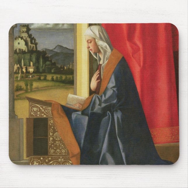 Mousepad Virgem Maria, do diptych do aviso (óleo sobre (Frente)