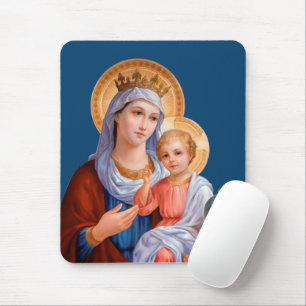 Mousepad Virgem Maria e Jesus