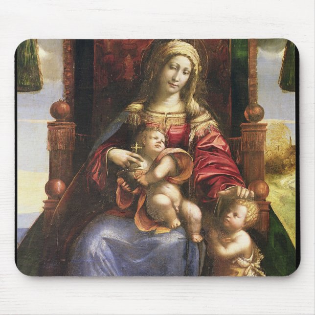 Mousepad Virgin e criança com o St John infantil (Frente)