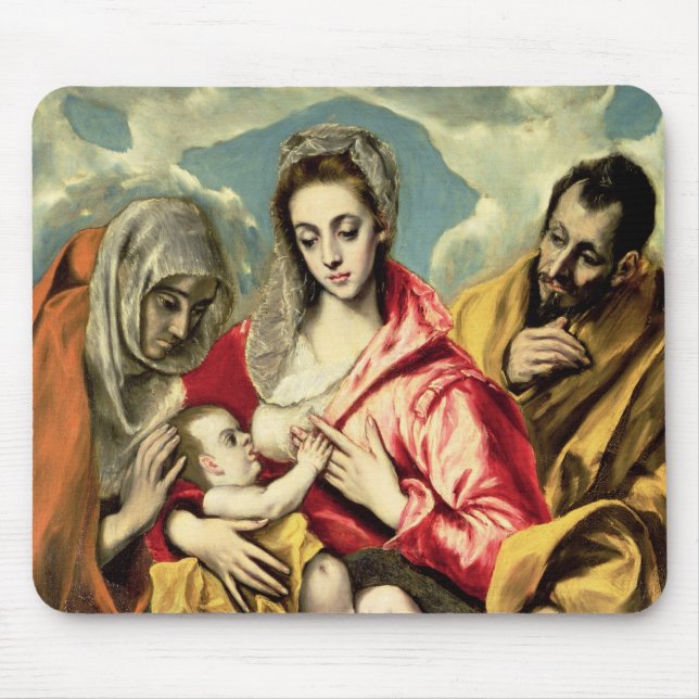 Mousepad Virgin e criança com SS. Anne e Joseph (Frente)