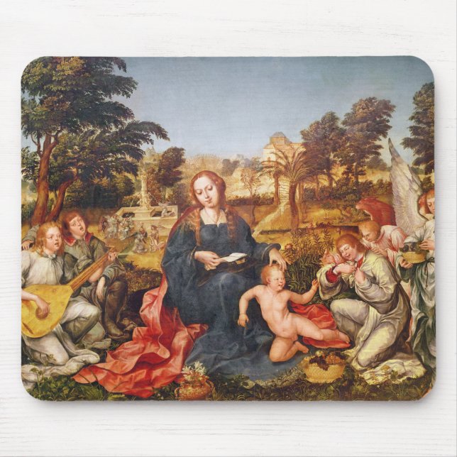 Mousepad Virgin e criança e anjos, 1536-38 (Frente)