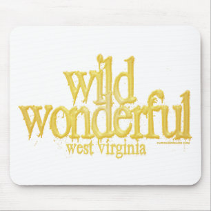 Mousepad Virgínia-Amarelo ocidental maravilhoso selvagem