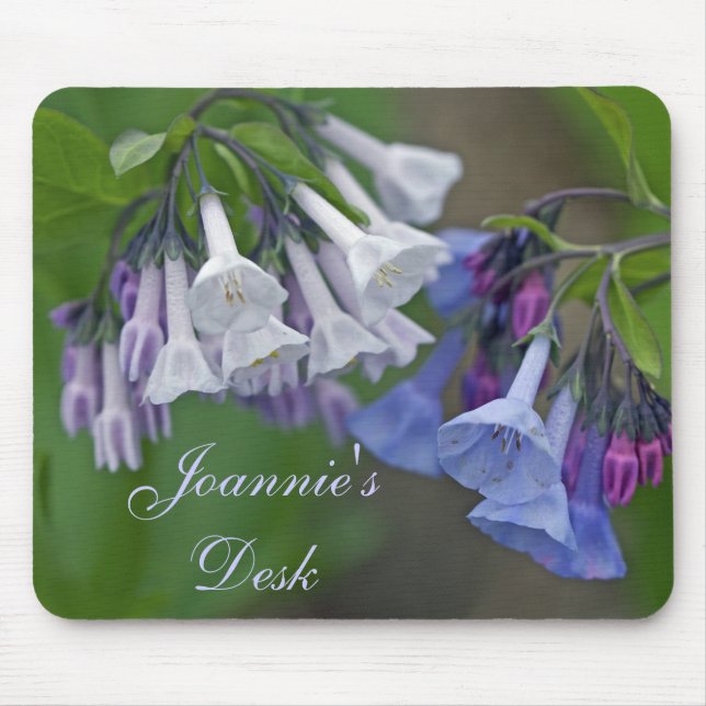 Mousepad Virginia Bluebells Wildflorls (Frente)