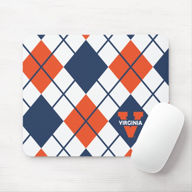 Mousepad Virginia Cavaliers Argyle (Com mouse)