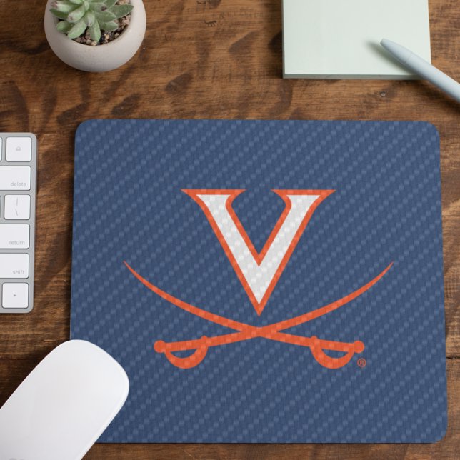 Mousepad Virginia Cavaliers Fibra de Carbono (Criador carregado)