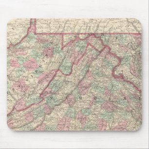 Mousepad Virginia, Delaware, Maryland e Virginia Ocidental