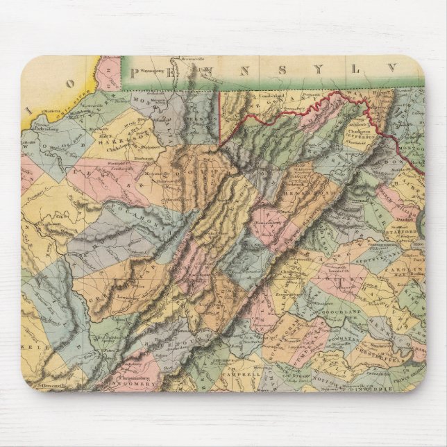 Mousepad Virginia, Maryland 2 (Frente)