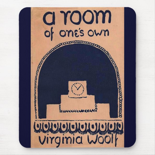 Mousepad Virginia Woolf Book Cobrir A Room of One (Frente)