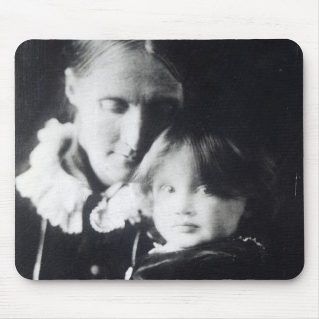 Mousepad Virgínia Woolf, com sua mãe Julia, 1884 (Frente)