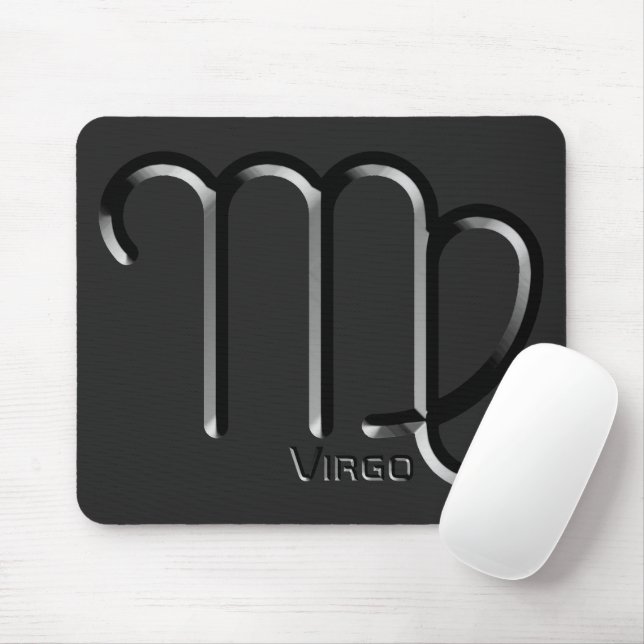 Mousepad VIRGO, Design abstrato do Sinal Zodiac, (Com mouse)