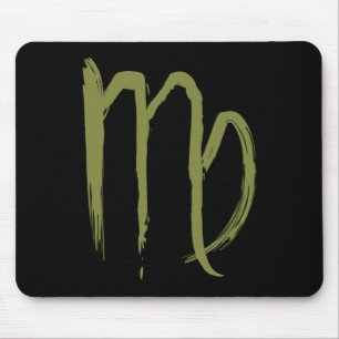 Mousepad VIRGO Zodiac agosto setembro Astrologia de anivers
