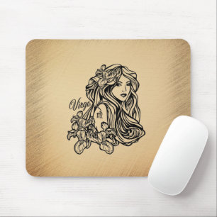 Mousepad Virgo Zodíaco com Visual Antigo