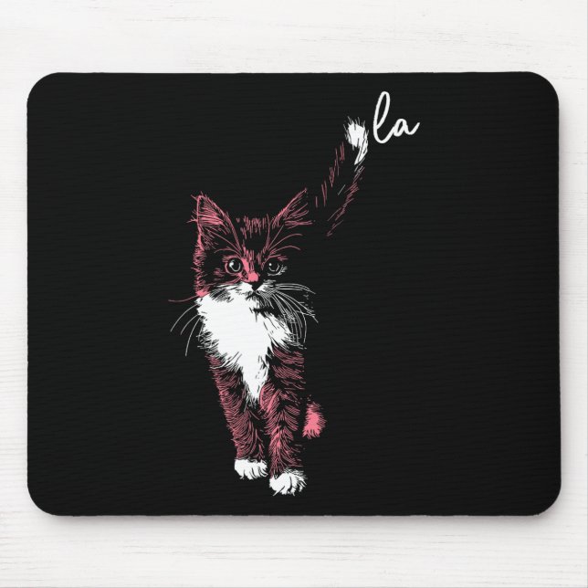 Mousepad Vírgula La Kamala Harris Gatinho Gatinho Cute Ador (Frente)