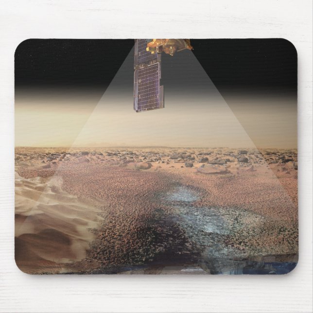 Mousepad Visão Artista sobre Odisseia Detectando Gelo (Frente)