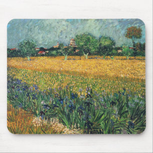 Mousepad Visão de Arles com Irises Van Gogh Belas Artes