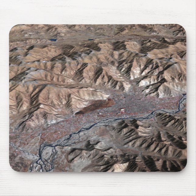 Mousepad Visão tridimensional da paisagem (Frente)